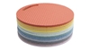 Image sur Ensemble de 12 tapis d'assise ronds couleur pastel